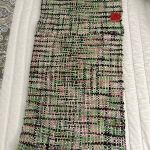 Elegant Multicolor Tweed Infinity Scarf